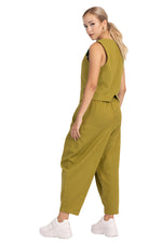 Load image into Gallery viewer, Olive Green Women&#39;s Suit Vest
