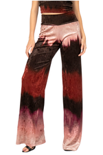 Load image into Gallery viewer, Ombré Velvet Wide Leg Pants