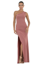 Load image into Gallery viewer, One-Sleeve Tango Maxi Dress With Strappy Back
