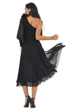 Load image into Gallery viewer, One-Sleeve Top with Slit Sleeve