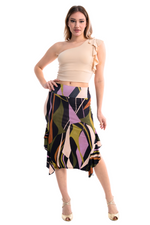 Load image into Gallery viewer, One Shoulder Crop Top With Ruffles