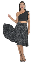 Load image into Gallery viewer, Shiny One Shoulder Crop Top With Ruffles