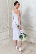 Load image into Gallery viewer, Sylvie White Tango Earrings