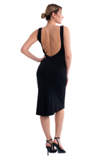 Load image into Gallery viewer, Open Back Bodycon Tango Dress With Jewels