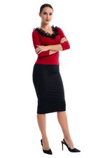 Load image into Gallery viewer, Dance Top With Organza Ruffles