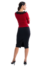 Load image into Gallery viewer, Dance Top With Organza Ruffles