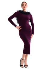 Load image into Gallery viewer, Open Back Tango Dress With Organza Ruffles