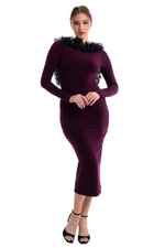 Load image into Gallery viewer, Open Back Tango Dress With Organza Ruffles