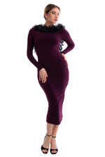 Load image into Gallery viewer, Open Back Tango Dress With Organza Ruffles