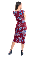Load image into Gallery viewer, Paisley Floral Print Dance Dress With Gatherings