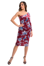Load image into Gallery viewer, Paisley Floral Print Velvet Pencil Skirt