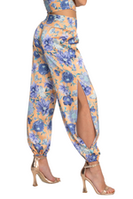 Load image into Gallery viewer, Pastel Blossom Satin Babucha Tango Pants