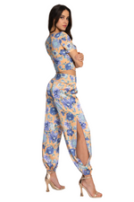 Load image into Gallery viewer, Pastel Blossom Satin Babucha Tango Pants
