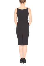 Load image into Gallery viewer, Pencil Dress With Lace Belt Details