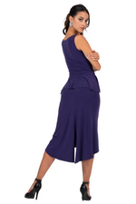 Load image into Gallery viewer, Peplum Tango Dress With Slit