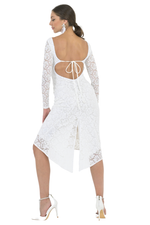 Load image into Gallery viewer, Pleated Lace Open Tie Back Dress
