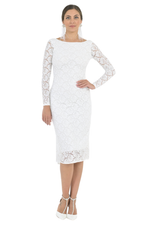 Load image into Gallery viewer, Pleated Lace Open Tie Back Dress