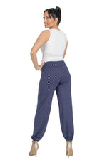 Load image into Gallery viewer, Polka Dot Gathered Harem Style Tango Pants