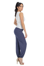 Load image into Gallery viewer, Polka Dot Gathered Harem Style Tango Pants