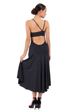 Load image into Gallery viewer, Polka Dot Keyhole Back Midi Tango Dress