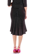 Load image into Gallery viewer, Polka Dot Mermaid Tango Skirt