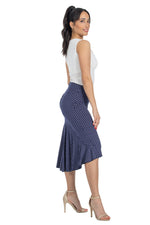 Load image into Gallery viewer, Polka Dot Mermaid Tango Skirt