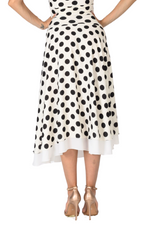 Load image into Gallery viewer, Polka Dot Two-layer Georgette Skirt
