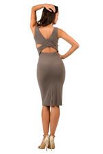 Load image into Gallery viewer, Ramona Tango Jersey Dress with Crisscross Back