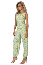 Load image into Gallery viewer, Retro Tropical Print Babucha Tango Pants