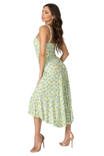 Load image into Gallery viewer, Retro Tropical Tango Dress With Tail