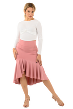 Load image into Gallery viewer, Ruffled Asymmetric Bodycon Dance Skirt