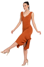 Load image into Gallery viewer, Ruffled Midi Dress With Crisscross Back