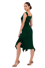Load image into Gallery viewer, Ruffled Midi Dress With Thick Straps