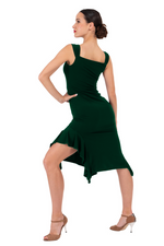 Load image into Gallery viewer, Ruffled Midi Dress With Thick Straps