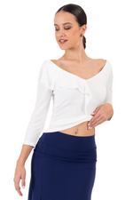 Load image into Gallery viewer, Ruffled Tango Top With Long Sleeves