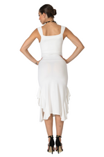 Load image into Gallery viewer, Ruffled Midi Dress With Thick Straps