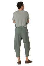 Load image into Gallery viewer, Sage Green Casual Pants With Side Pockets