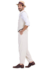 Load image into Gallery viewer, Sand Beige Baggy Tango Pants With Front And Back Pleat