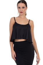 Load image into Gallery viewer, Satin Crop Top With Lining
