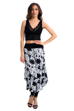 Load image into Gallery viewer, Satin Floral Harem Style Tango Pants With Slits