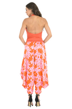 Load image into Gallery viewer, Satin Floral Harem Style Tango Pants With Slits