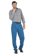 Load image into Gallery viewer, Satin Men's Tango Pants With Three Pleats
