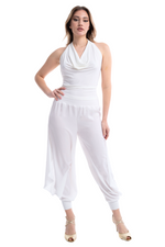 Load image into Gallery viewer, Satin Tango Pants With Ankle Cuffs