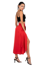 Load image into Gallery viewer, Satin Wrap Dance Skirt