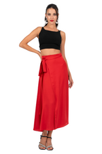 Load image into Gallery viewer, Satin Wrap Dance Skirt