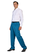 Load image into Gallery viewer, Satin Men's Tango Pants With Three Pleats