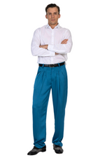 Load image into Gallery viewer, Satin Men's Tango Pants With Three Pleats