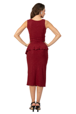 Load image into Gallery viewer, Shimmering Crop Top With Decorative Detail