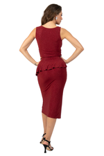 Load image into Gallery viewer, Shimmering Crop Top With Decorative Detail