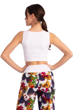 Load image into Gallery viewer, Simple Monochrome Viscose Crop Top
